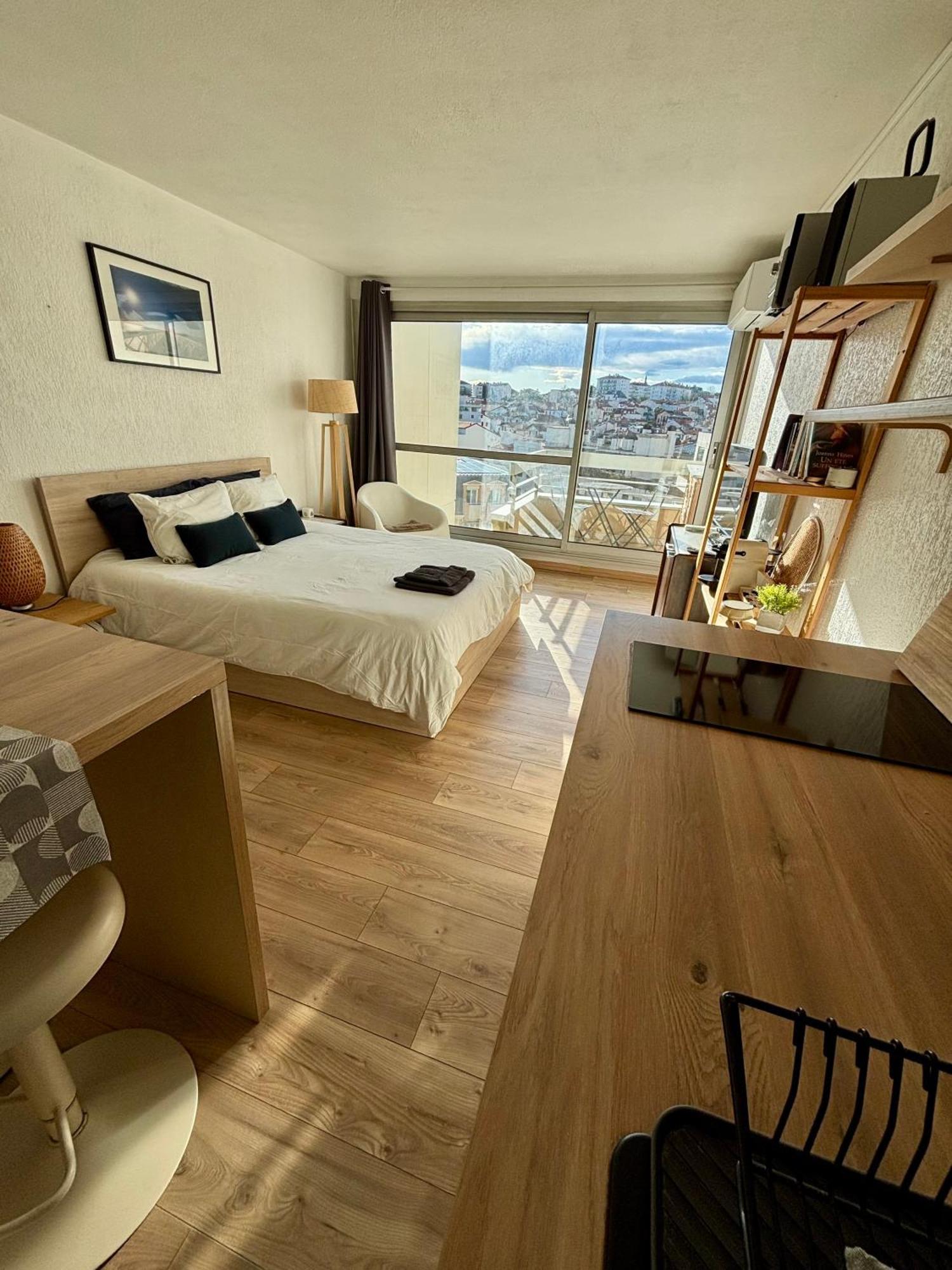 Studio Et Piscine Sur La Grande Plage Biarritz Kültér fotó