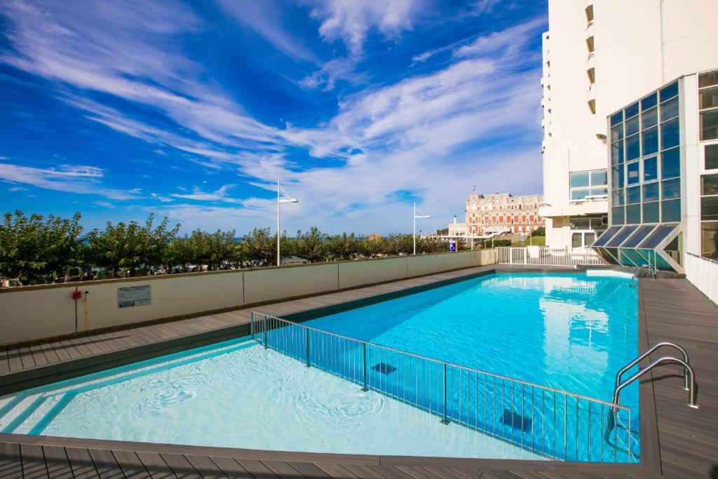 Studio Et Piscine Sur La Grande Plage Biarritz Kültér fotó