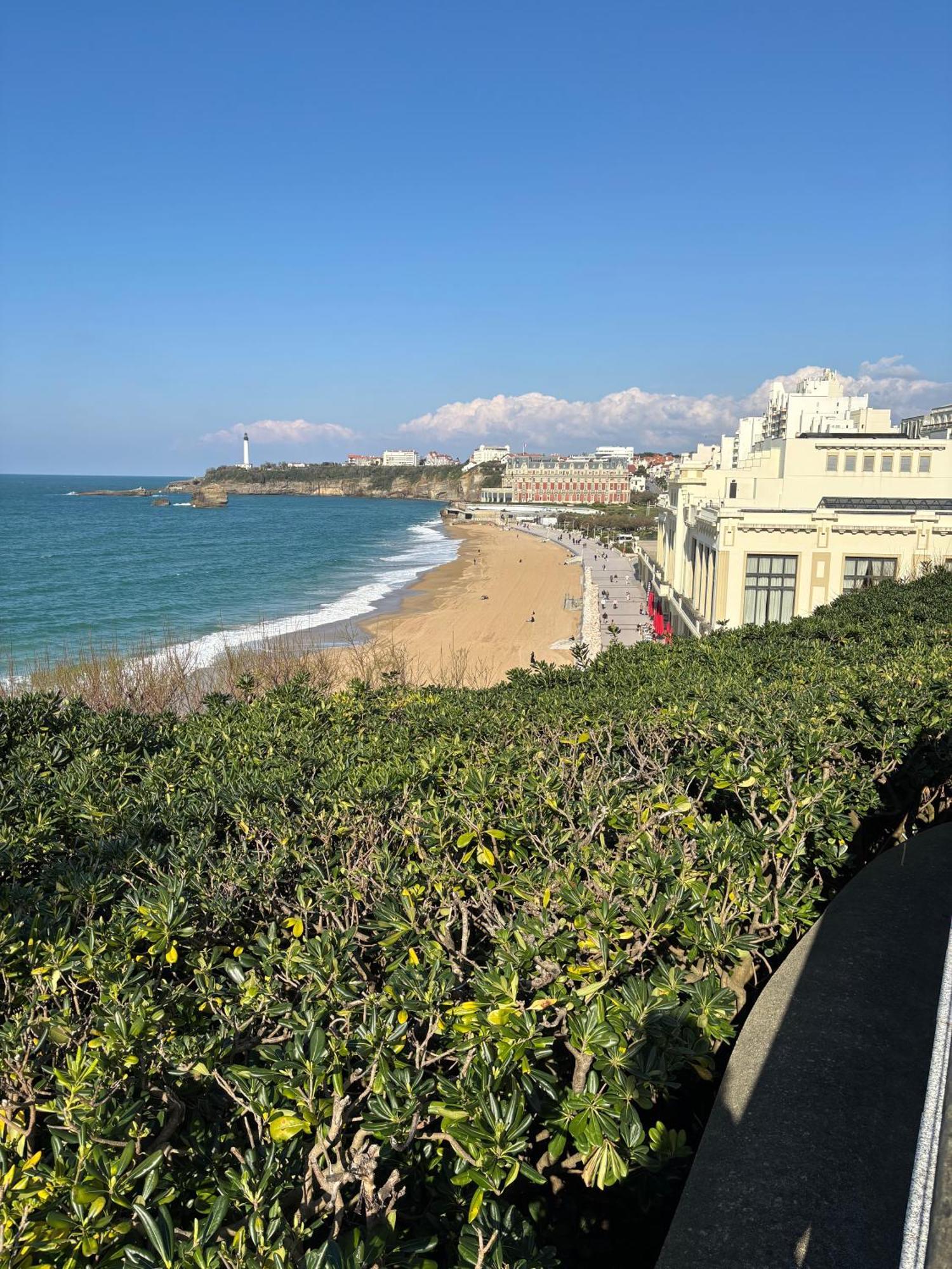 Studio Et Piscine Sur La Grande Plage Biarritz Kültér fotó